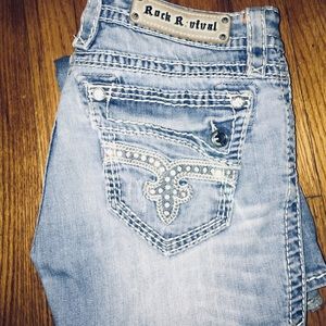 Rock Revival RARE Lacy bootcut💕✨